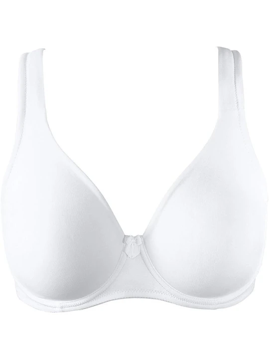 Zdjęcie produktu Biustonosz typu T-shirt z wyściełanymi ramiączkami BonPrix biały