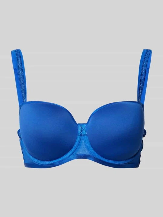 Zdjęcie produktu Biustonosz typu t-shirt z fiszbiną Triumph Królewski niebieski