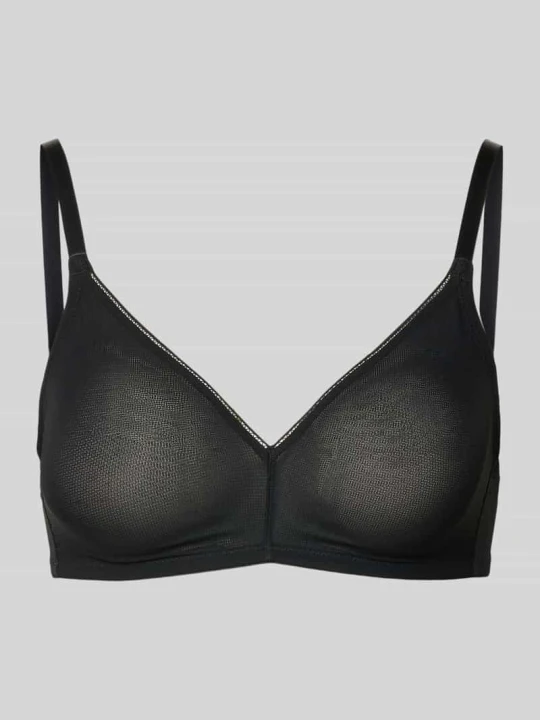 Zdjęcie produktu Biustonosz w półprzezroczystym designie model 'Smooth' Hanro Czarny