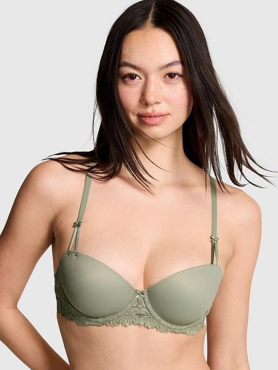 Zdjęcie produktu Biustonosz Wink balkonetka Victoria's Secret Zielony