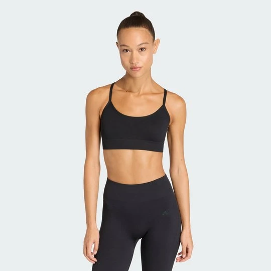 Zdjęcie produktu Biustonosz Workout Essentials Knit Light Support Padded Adidas czarny
