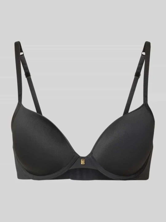Zdjęcie produktu Biustonosz z detal z logo Triumph Czarny