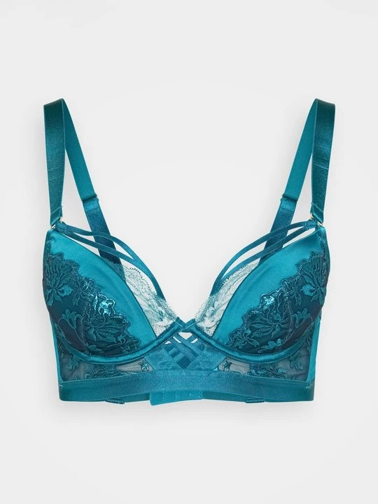 Zdjęcie produktu Biustonosz z fiszbiną Ann Summers nakrapiana petrol