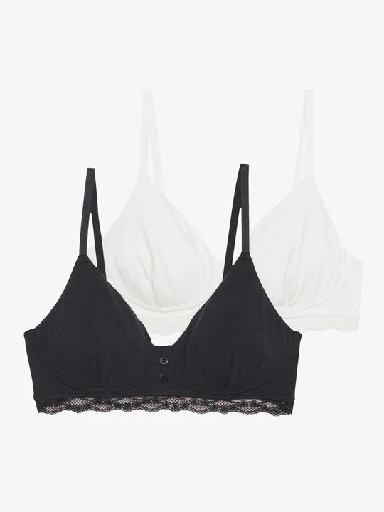 Zdjęcie produktu Biustonosz z fiszbiną Anna Field By Zalando czarny