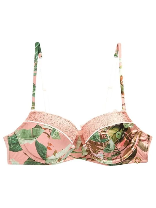 Zdjęcie produktu Biustonosz z fiszbiną Ted Baker różowy