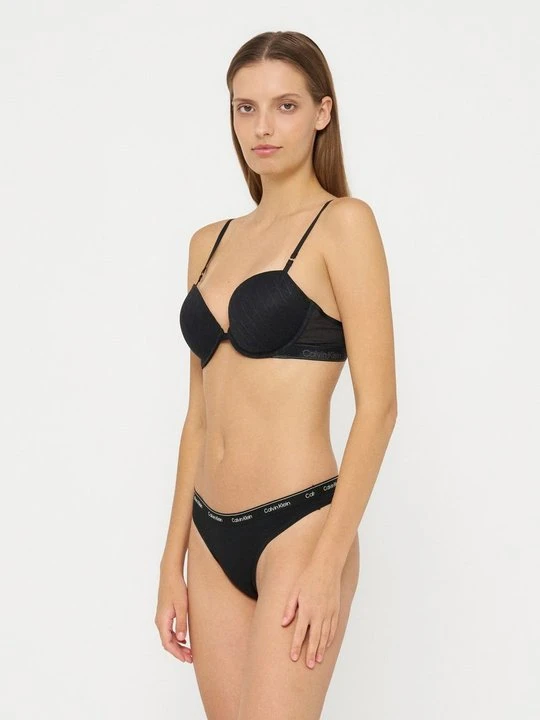 Zdjęcie produktu Biustonosz z fiszbiną Calvin Klein czarny