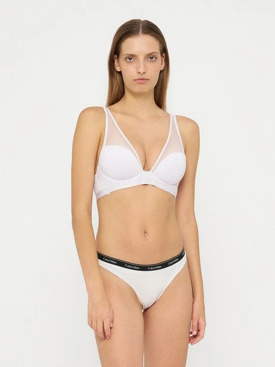 Zdjęcie produktu Biustonosz z fiszbiną Calvin Klein fioletowy