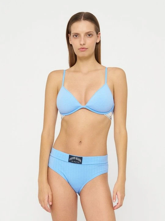 Zdjęcie produktu Biustonosz z fiszbiną Calvin Klein niebieski