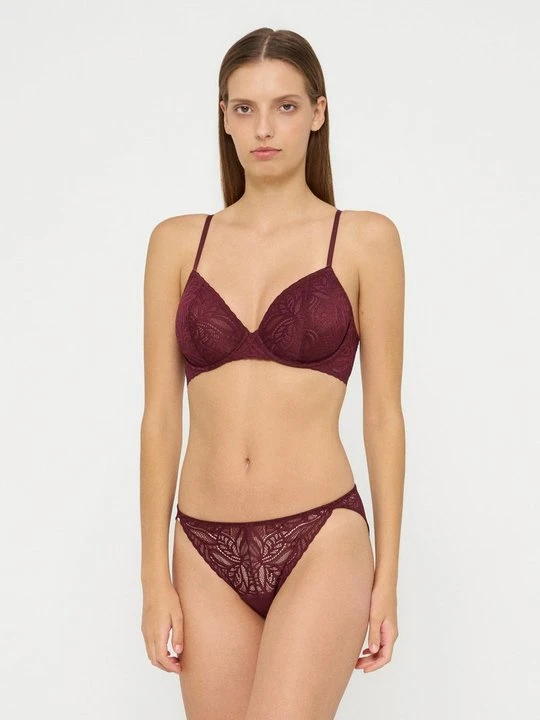Zdjęcie produktu Biustonosz z fiszbiną DKNY fioletowy