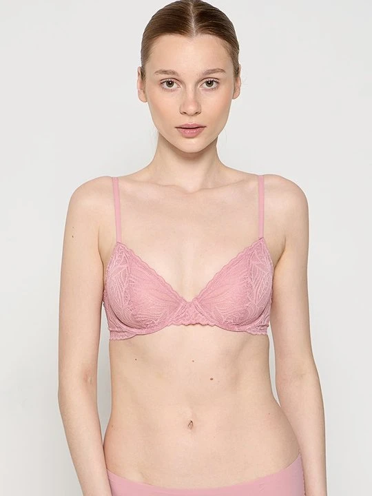 Zdjęcie produktu Biustonosz z fiszbiną DKNY fioletowy