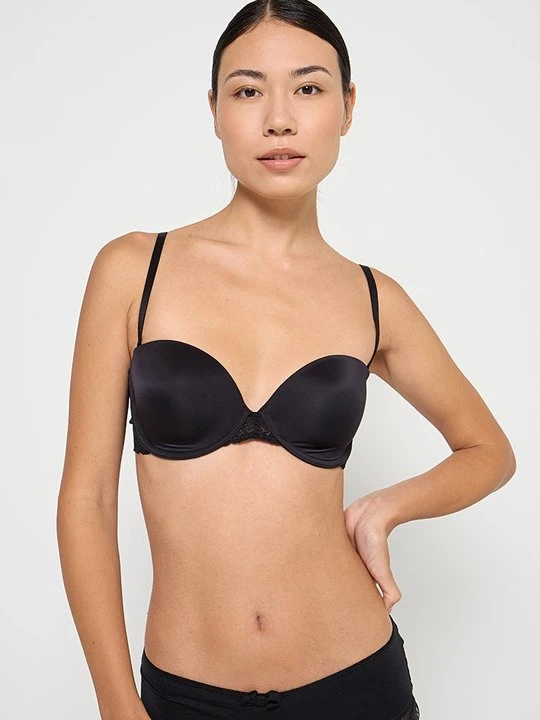 Zdjęcie produktu Biustonosz z fiszbiną DKNY czarny