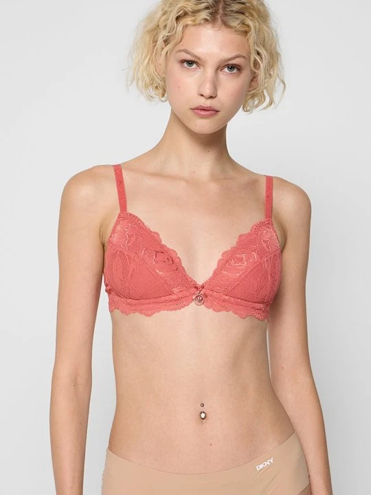Zdjęcie produktu Biustonosz z fiszbiną Emporio Armani brązowy