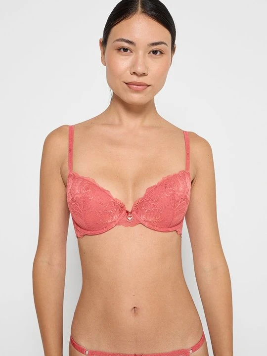 Zdjęcie produktu Biustonosz z fiszbiną Emporio Armani brązowy