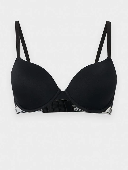 Zdjęcie produktu Biustonosz z fiszbiną Emporio Armani czarny