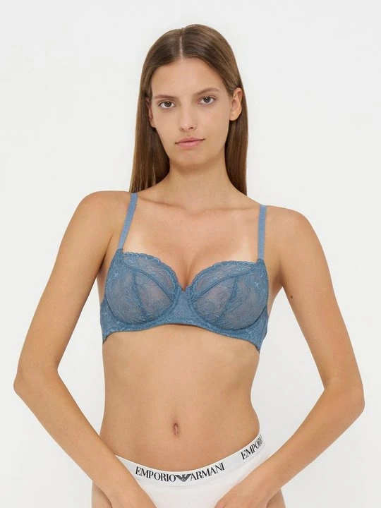 Zdjęcie produktu Biustonosz z fiszbiną Emporio Armani szary