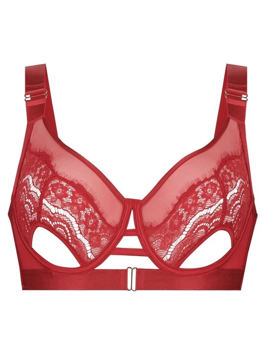 Zdjęcie produktu Biustonosz z fiszbiną Hunkemöller czerwony