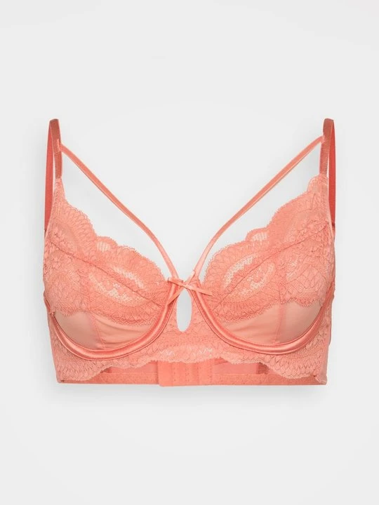 Zdjęcie produktu Biustonosz z fiszbiną Hunkemöller koralowy