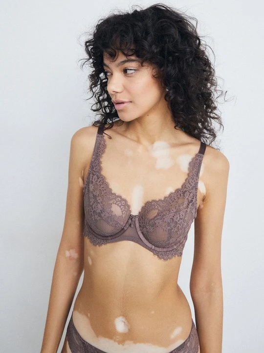 Zdjęcie produktu Biustonosz z fiszbiną Hunkemöller jasny brąz