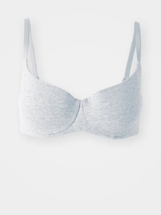Zdjęcie produktu Biustonosz z fiszbiną Hunkemöller jasnoszary melanż
