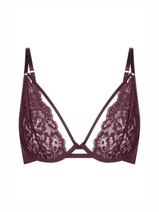 Zdjęcie produktu Biustonosz z fiszbiną Hunkemöller bordowy