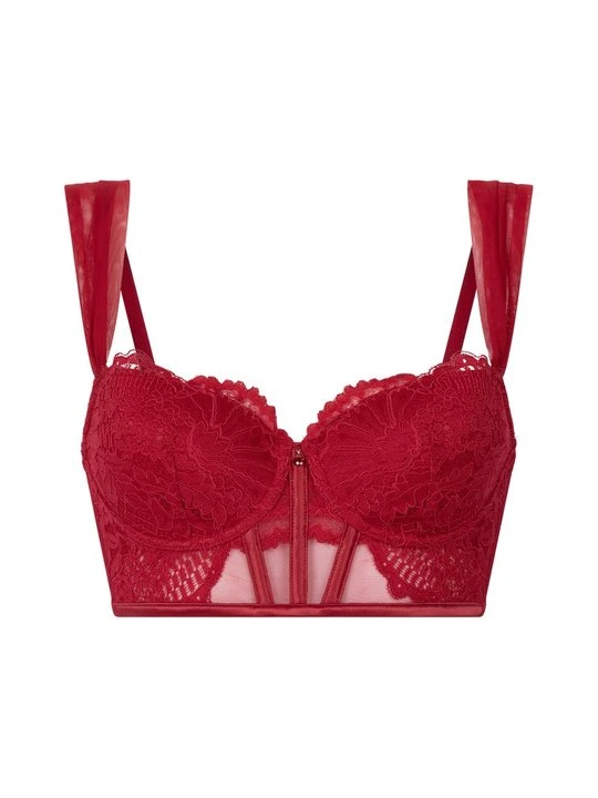 Zdjęcie produktu Biustonosz z fiszbiną Hunkemöller czerwony