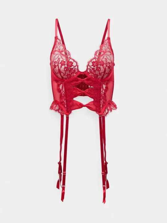Zdjęcie produktu Biustonosz z fiszbiną Hunkemöller czerwony