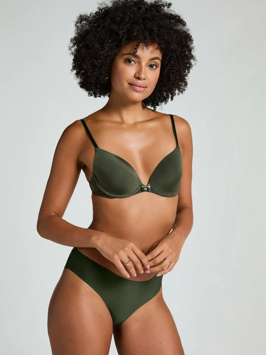 Zdjęcie produktu Biustonosz z fiszbiną Hunkemöller zielony