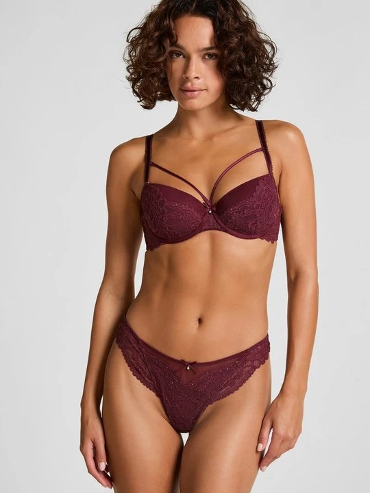 Zdjęcie produktu Biustonosz z fiszbiną Hunkemöller czerwony