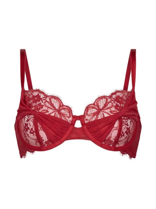 Zdjęcie produktu Biustonosz z fiszbiną Hunkemöller czerwony