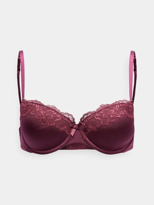 Zdjęcie produktu Biustonosz z fiszbiną Hunkemöller ciemnoliliowy