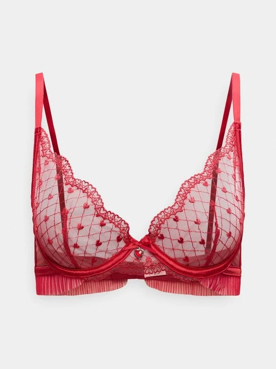 Zdjęcie produktu Biustonosz z fiszbiną Hunkemöller czerwony