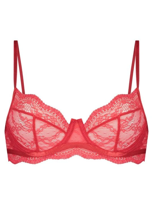 Zdjęcie produktu Biustonosz z fiszbiną Hunkemöller czerwony