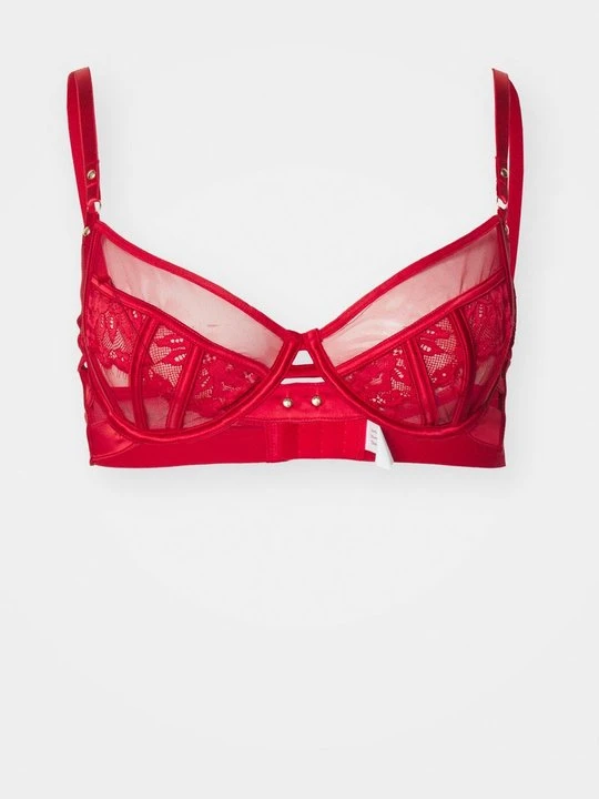 Zdjęcie produktu Biustonosz z fiszbiną Hunkemöller czerwony
