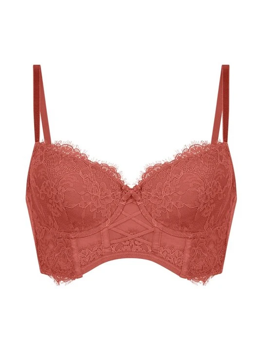 Zdjęcie produktu Biustonosz z fiszbiną Hunkemöller czerwony
