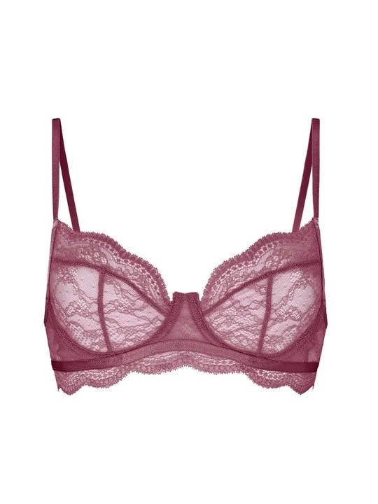 Zdjęcie produktu Biustonosz z fiszbiną Hunkemöller jagodowy