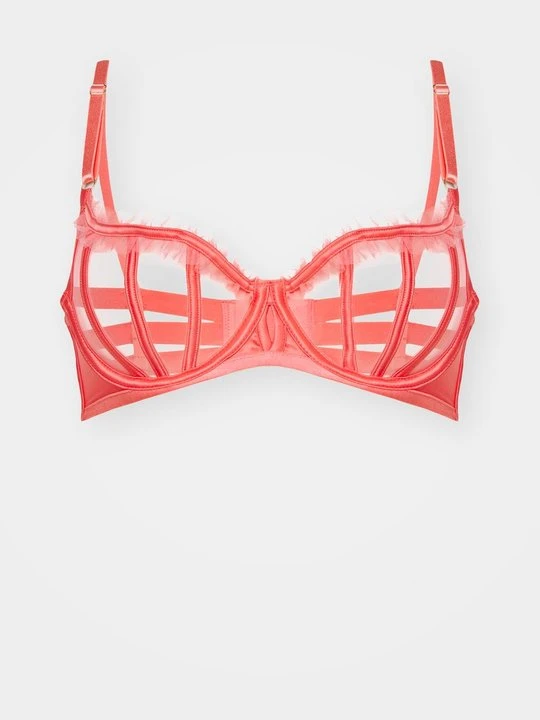 Zdjęcie produktu Biustonosz z fiszbiną Hunkemöller koralowy