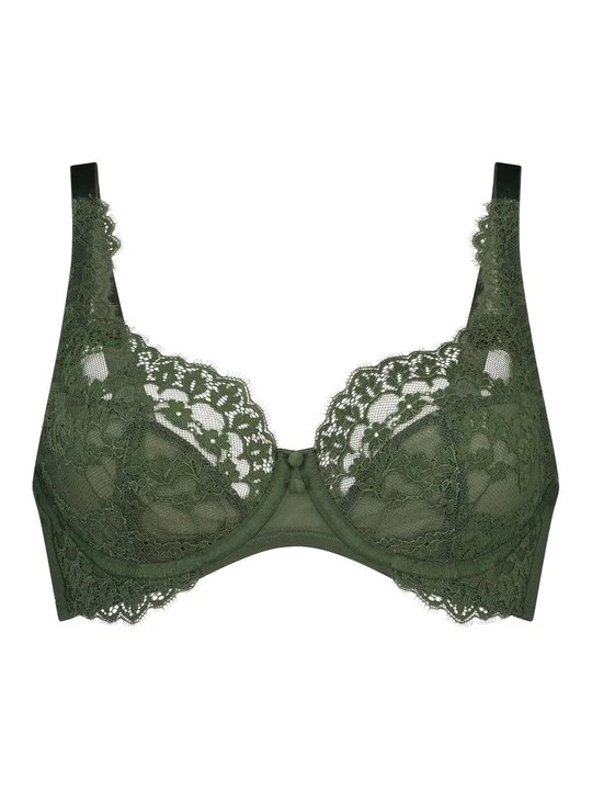 Zdjęcie produktu Biustonosz z fiszbiną Hunkemöller zielony