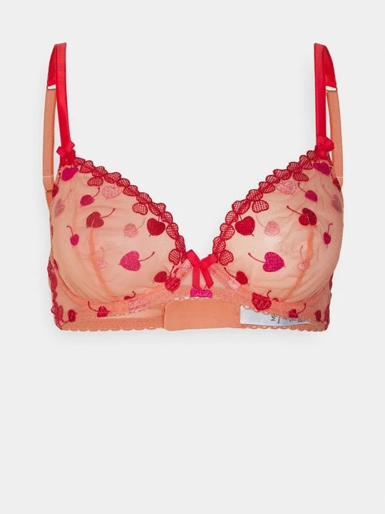 Zdjęcie produktu Biustonosz z fiszbiną Marks & Spencer pomarańczowy