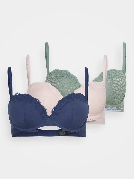 Zdjęcie produktu Biustonosz z fiszbiną Marks & Spencer zielony