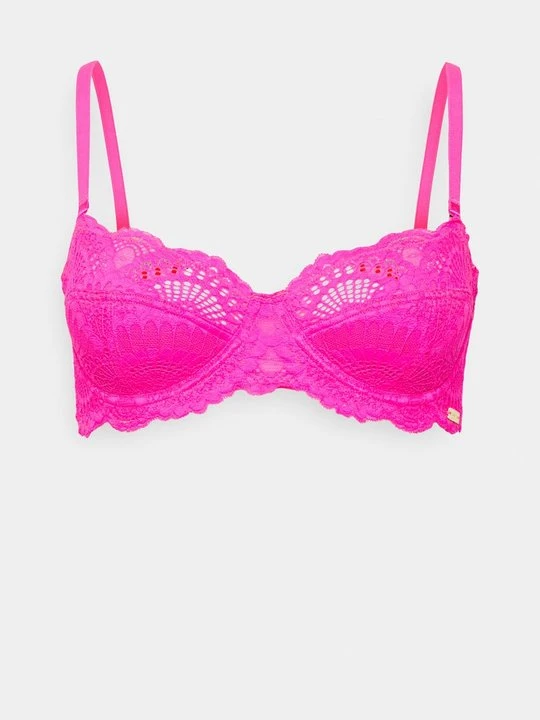 Zdjęcie produktu Biustonosz z fiszbiną WE ARE WE WEAR różowy neon
