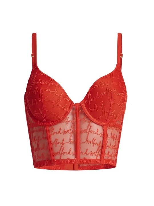 Zdjęcie produktu Biustonosz z fiszbiną Wolford czerwony
