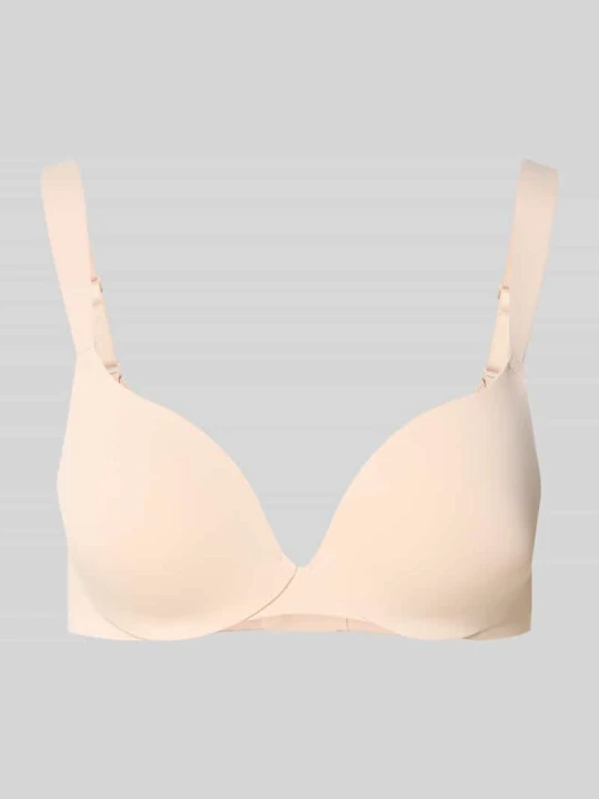 Zdjęcie produktu Biustonosz z fiszbinami z szerokimi ramiączkami Model „Body Makeup Illusion” Triumph Beżowy