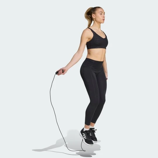 Zdjęcie produktu Biustonosz z grafiką i lekkim wsparciem All Me Essentials Adidas czarny