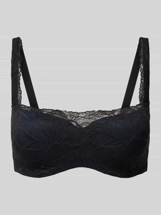 Zdjęcie produktu Biustonosz typu balkonetka model ‘Body Makeup Illusion Lace’ Triumph Czarny