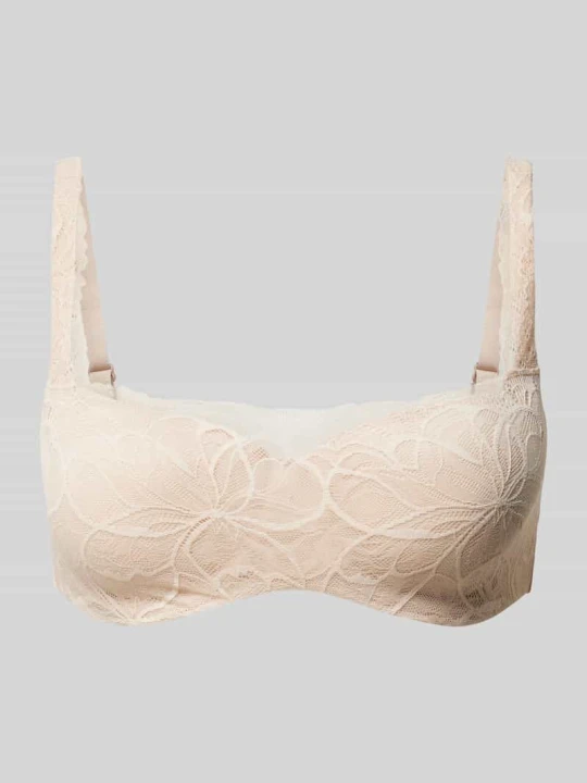Zdjęcie produktu Biustonosz typu balkonetka model ‘Body Makeup Illusion Lace’ Triumph Beżowy