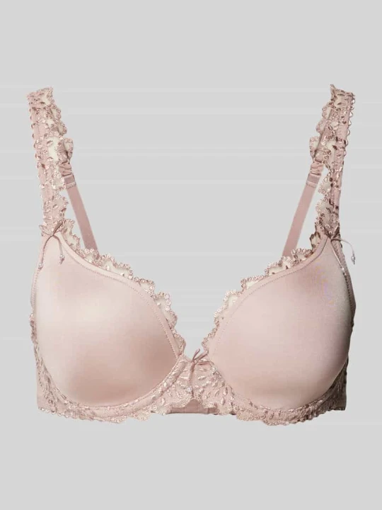 Zdjęcie produktu Biustonosz z koronkowym obszyciem model ‘Jane’ MARIE JO Różowawy