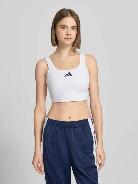 Zdjęcie produktu Biustonosz z nadrukiem z logo Adidas Biały