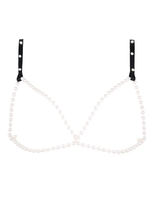 Zdjęcie produktu Biustonosz z Pereł Pearls Of Passion Poupee Marilyn czarny