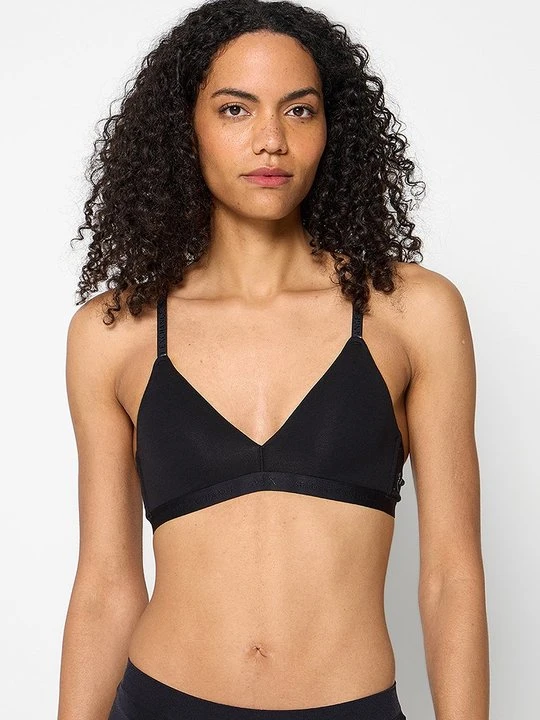 Zdjęcie produktu Biustonosz z trójkątną miseczką Armani Exchange czarny