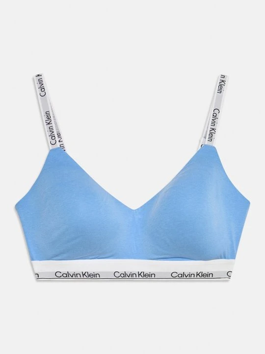 Zdjęcie produktu Biustonosz z trójkątną miseczką Calvin Klein niebieski